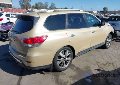 2013 Nissan Pathfinder Platinum из США, поврежденный, VIN 5N1AR2MN3DC607800